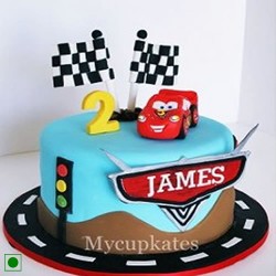 3D Car theme cake